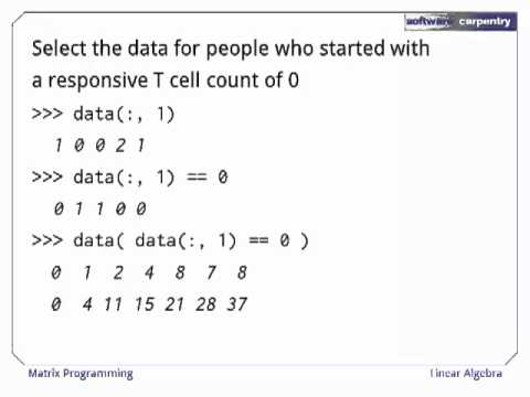 MATLAB - Episode 2 - Linear Algebra - YouTube