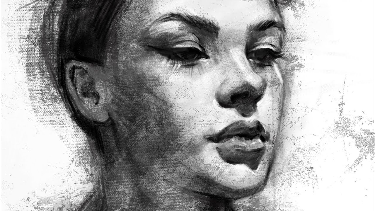 BEAUTY OUT OF CHAOS (charcoal drawing tutorial) 