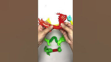 Robot Dragon Red Pop Sound ASMR Creating satisfying POP #asmrsounds #satisfying #relaxing #creative