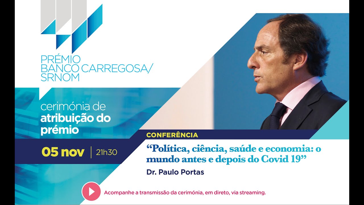 SAVE THE DATE - Conferência com Dr. Paulo Portas