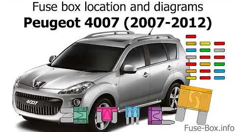 Comment trouver le fusible de jauge essence sur Peugeot 4007