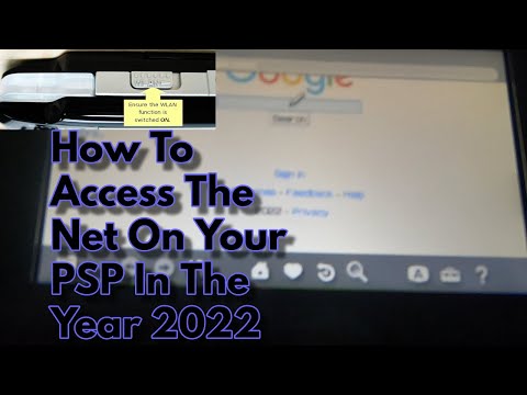 How to get your PSP to connect to the internet in 2022