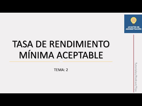 Video: ¿Qué significa rendimiento mínimo de la deuda?