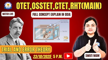 Trial and Error Learning Theory — Edward Lee Thorndike