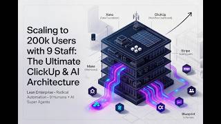 Scaling to 200k Users with 9 Staff: The 2026 Ultimate ClickUp & AI Architecture
