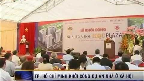 Lễ khởi công dự án Nhà ở Xã hội HQC Plaza   Tin Thời Sự VTV1