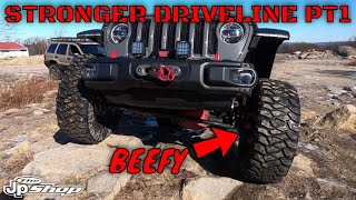 STRONGER WRANGLER JL DRIVELINE PT1 RCV Front CV Axle Shaft Installation by BEAST Projects 4,750 views 3 years ago 20 minutes