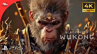 Black Myth Wukong Full Movie - All Cutscenes Secret Boss + True Ending 4K Ultra HD
