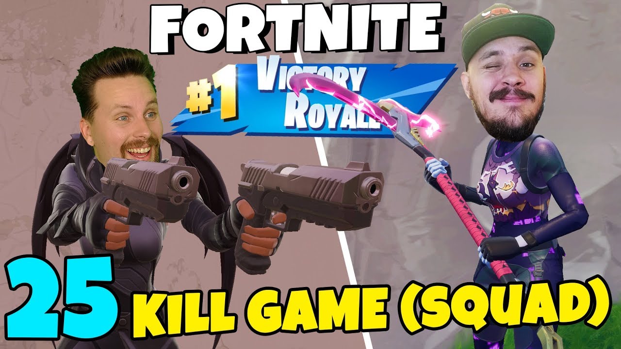 25 KILL-GAME (Squad) med KEVZTER, BULLTIS & SoftisFFS | FORTNITE Säsong 6