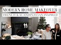 Scandi/French Inspired Holiday Living Room Tour | MODERN CHRISTMAS | House of Valentina