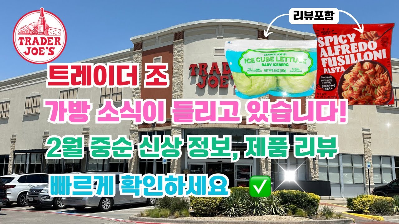 🇺🇸 미국 트레이더조 Trader Joe’s 가방 소식이 들리고 있습니다! 2월 중순 신제품 정보, 제품 리뷰 확인하세요 ✅