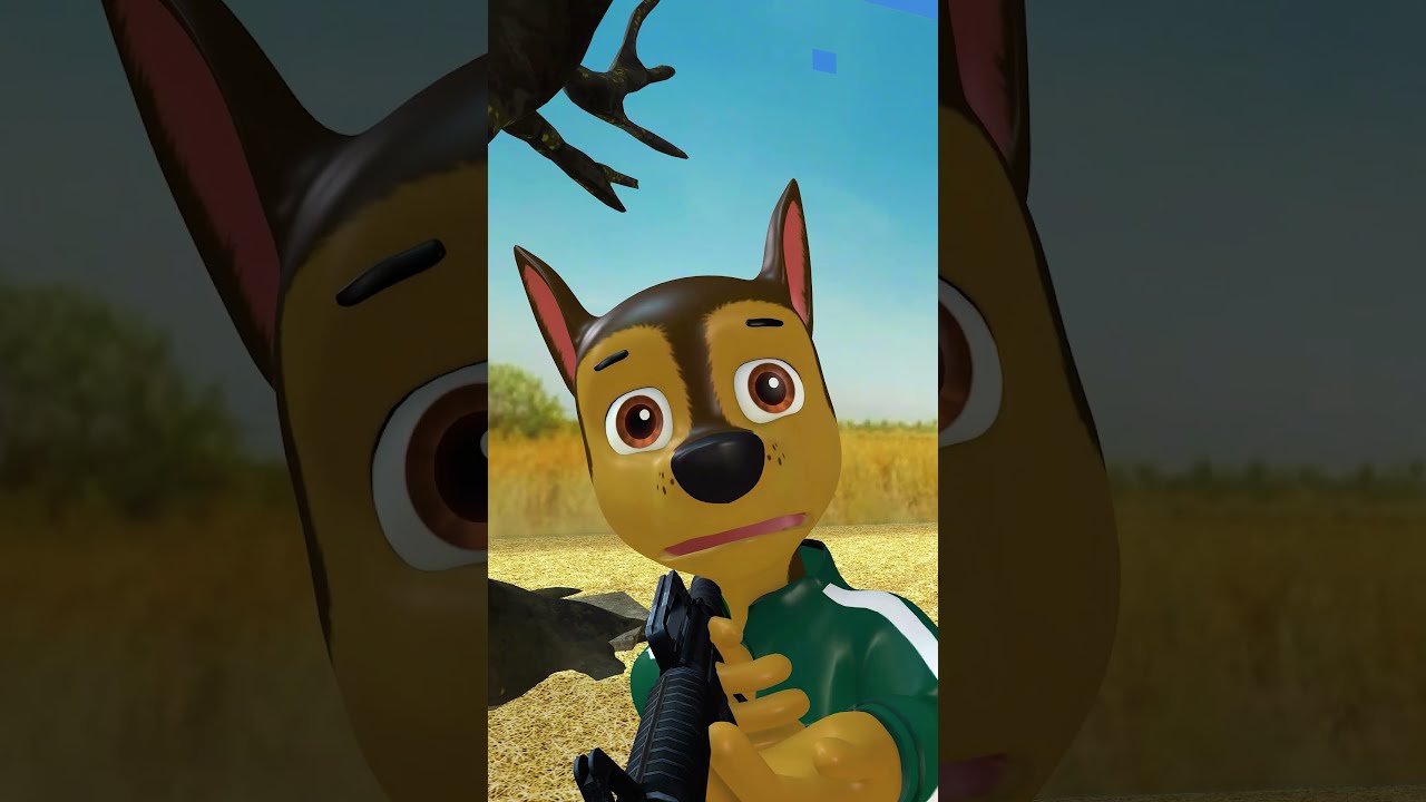 Help Chase Defeat Lirili Larila In Squid Game Shorts Pawpatrol Funny Squidgame