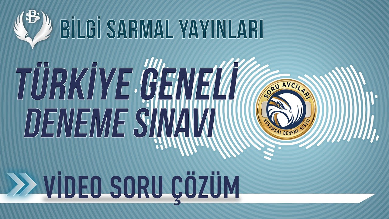 Bilgi Sarmal  Türkiye Geneli Deneme Sınavı 3 - TYT - Kimya