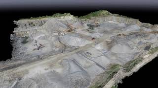 3D Model created from a recent drone quarry survey.
