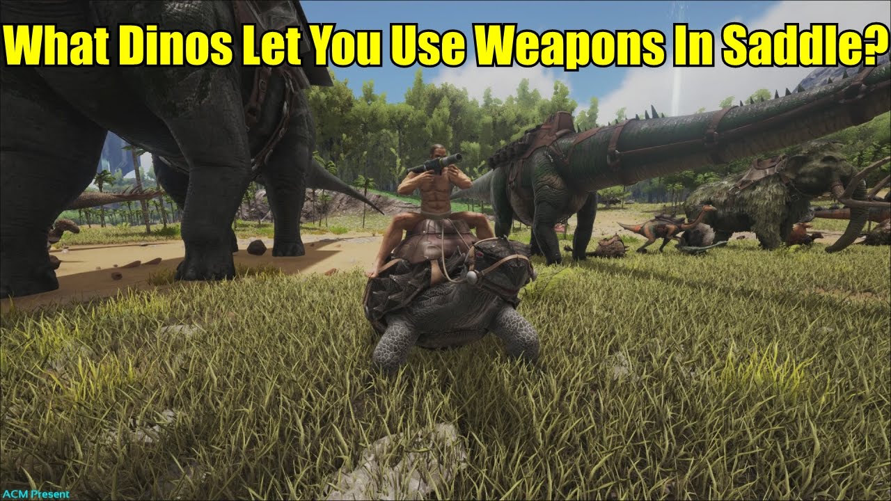 what dinos can you use weapons on ark survival evolved youtube ark lance on flyers