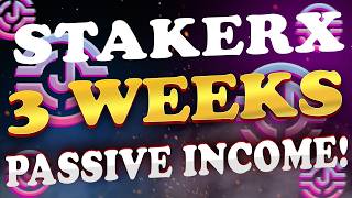 STAKERX 3 WEEK UPDATE HOW MUCH DID WE MAKE PASSIVE INCOME PLATFORM