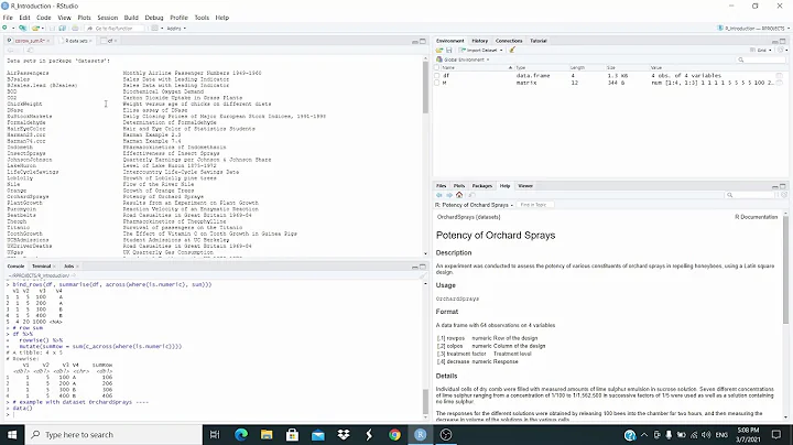 R: sum columns/rows in data frames | dplyr || 10