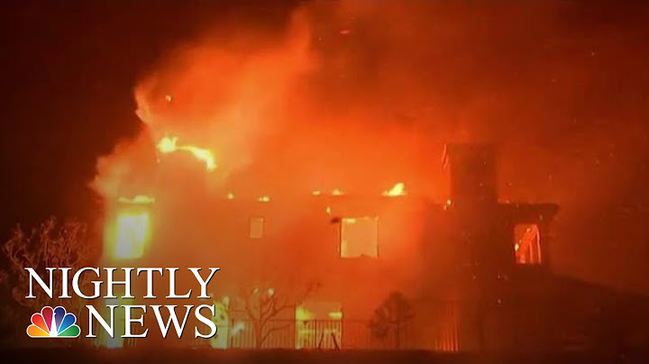 Southern California Battles Two Fast-Moving Wildfires | NBC Nightly News