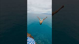 Fpv Drone + Maui Cliff Jump ❤️ #Shorts #Fpv #Cliffdiving