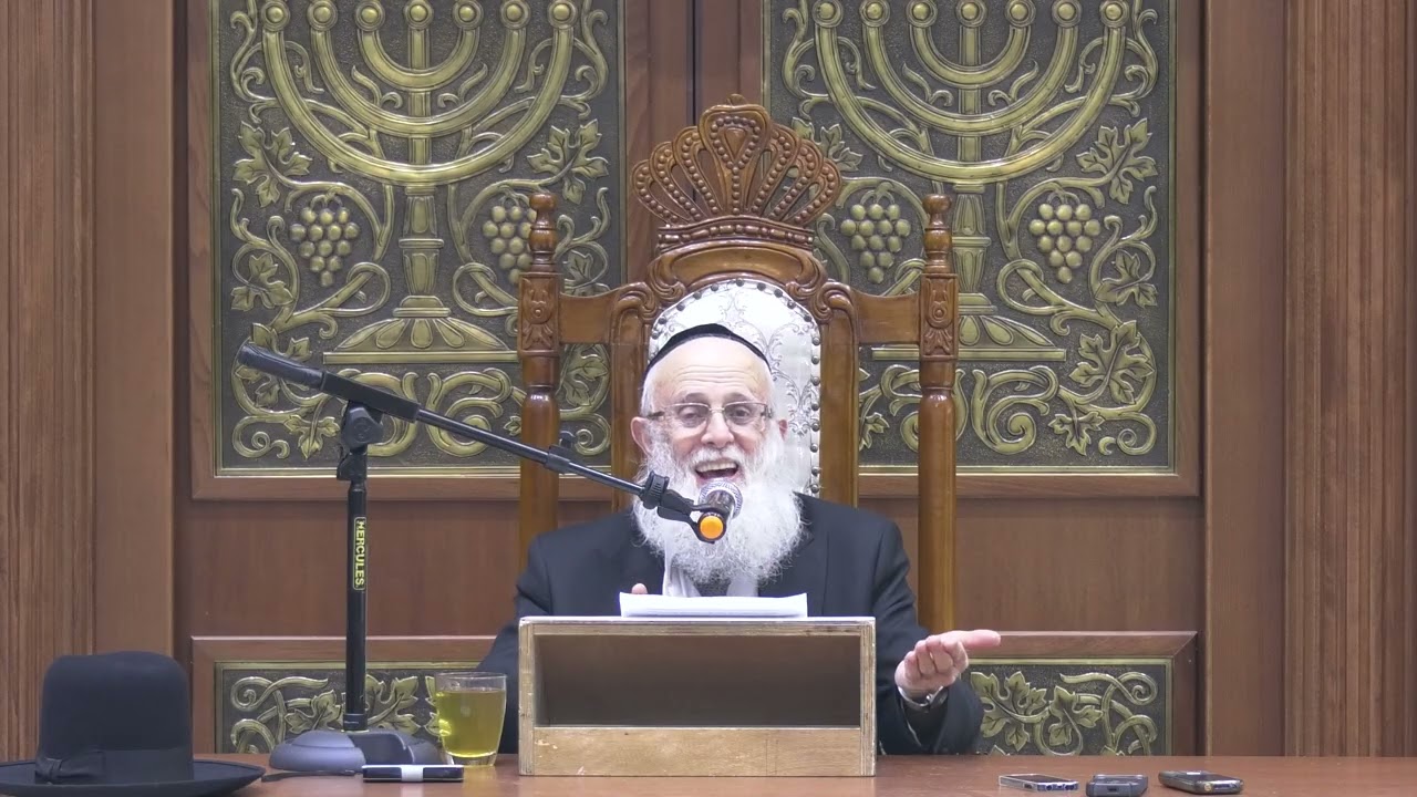 סדרת שיעורים בהלכות טהרת המשפחה מפי הגאון הרב משה פנירי שליט