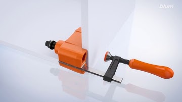 Drilling template for the SERVO DRIVE Switch   Blum