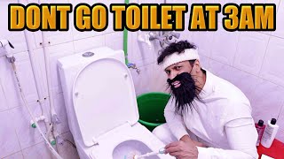 THE TOILET HORROR STORY AT 3AM !!!