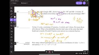 Mathcount 12/04/2021 (2017 Chapter Target round 6+ and team round)