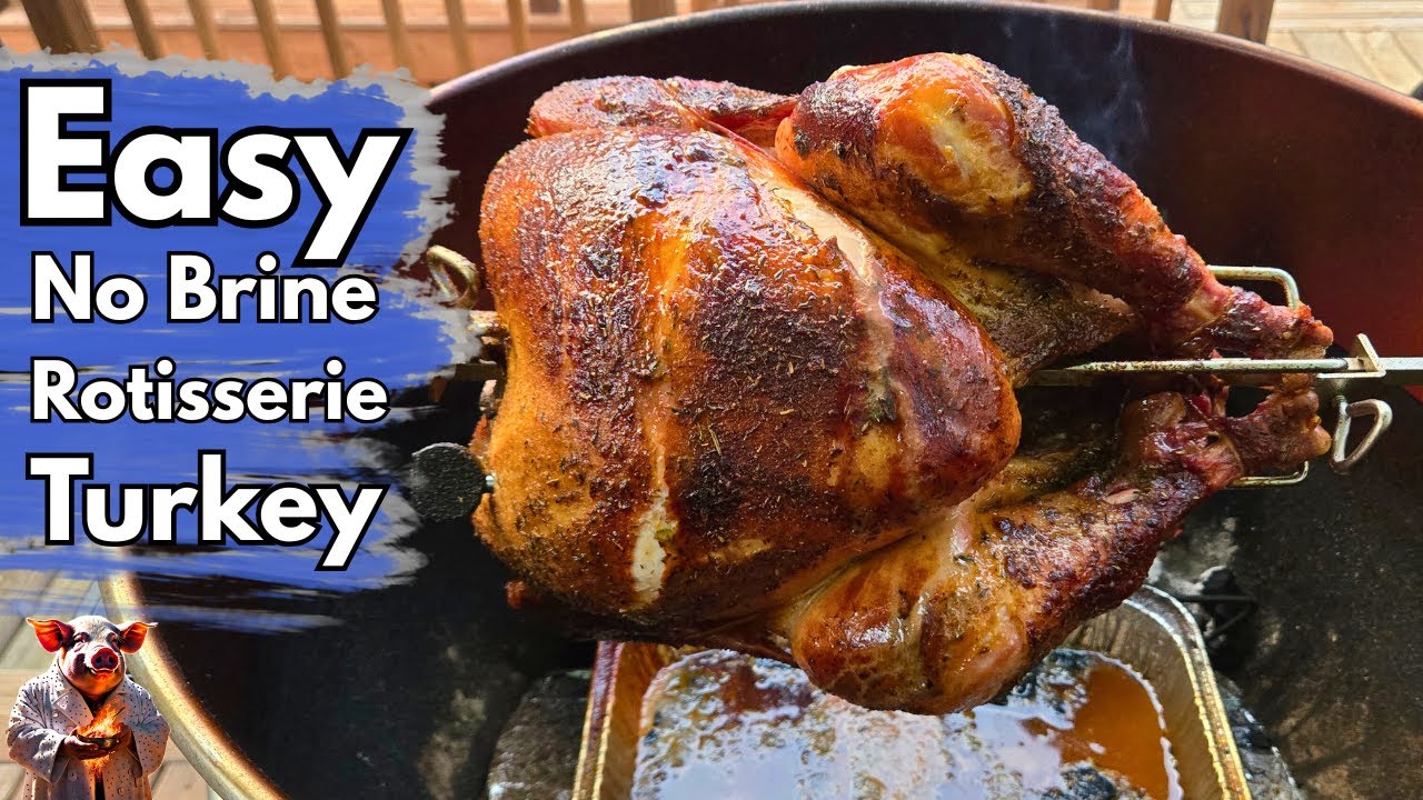 Индейка на гриле в котле Weber в последнюю минуту!