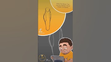 How To Draw The Calves (Front View) Short Tutorial | Using Simple Shapes