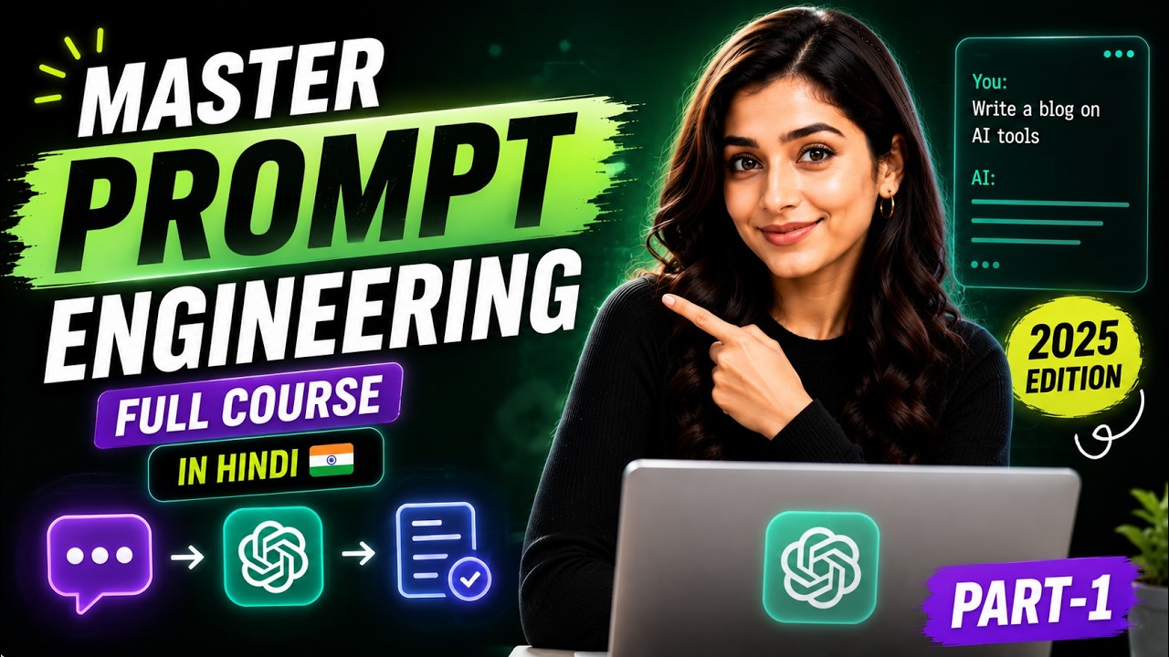 Master Prompt Engineering - Full Course In Hindi 2025 (Part-1 ...