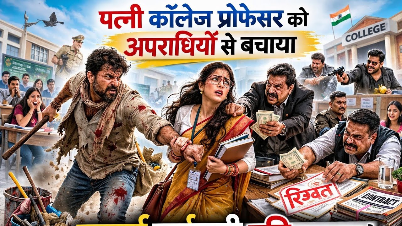 कचरा बीनने वाला जब पहुँचा कॉलेज क्लास में… प्रोफेसर पत्नी का सच आया सामने! Anime and moral story