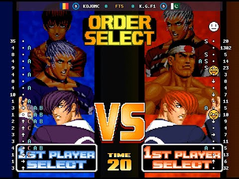 The King of Fighters '98 - 🇰🇷 kojonc(B) vs 🇵🇰 K.G.F1(B) | Fightcade (2025-12-29 18:40 UTC)