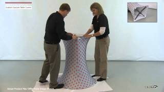 Custom Couture Table Cover / Spandex Stretch Linen Cover