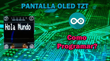 Programar pantalla OLED TZT 🤖(Inclusion de librerías, conexión SDA y SCK, PRIMEROS PASOS) 😄