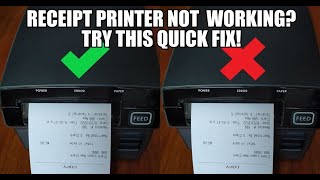 Receipt Printer not working? Try this fix!
