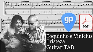 Toquinho e Vinicius - Tristeza (Álbum 'O Poeta E O Violão') [Áudio Oficial] Guitar Tabs [TABS]