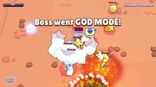 Some casual GOD MODE boss gameplay #brawlstars #boss