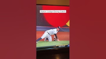 Aaron Judge Makes Diving Catch ⚾️ #yankees #baseball #catch #aaronjudge #mlb #shortsvideo