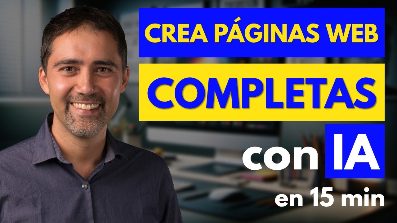 Cómo CREAR UN SITIO WEB CON IA (Inteligencia Artificial) en solo 15 ...