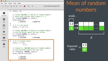 GAUSS Basics 5: Element-by-element conformability