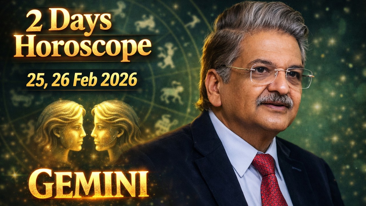 Gemini Weekly Horoscope  | 25, 26 February 2026 |  Syed M Ajmal Rahim