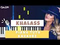 Nej  khalass piano fr cover tutoriel karaoke paroles