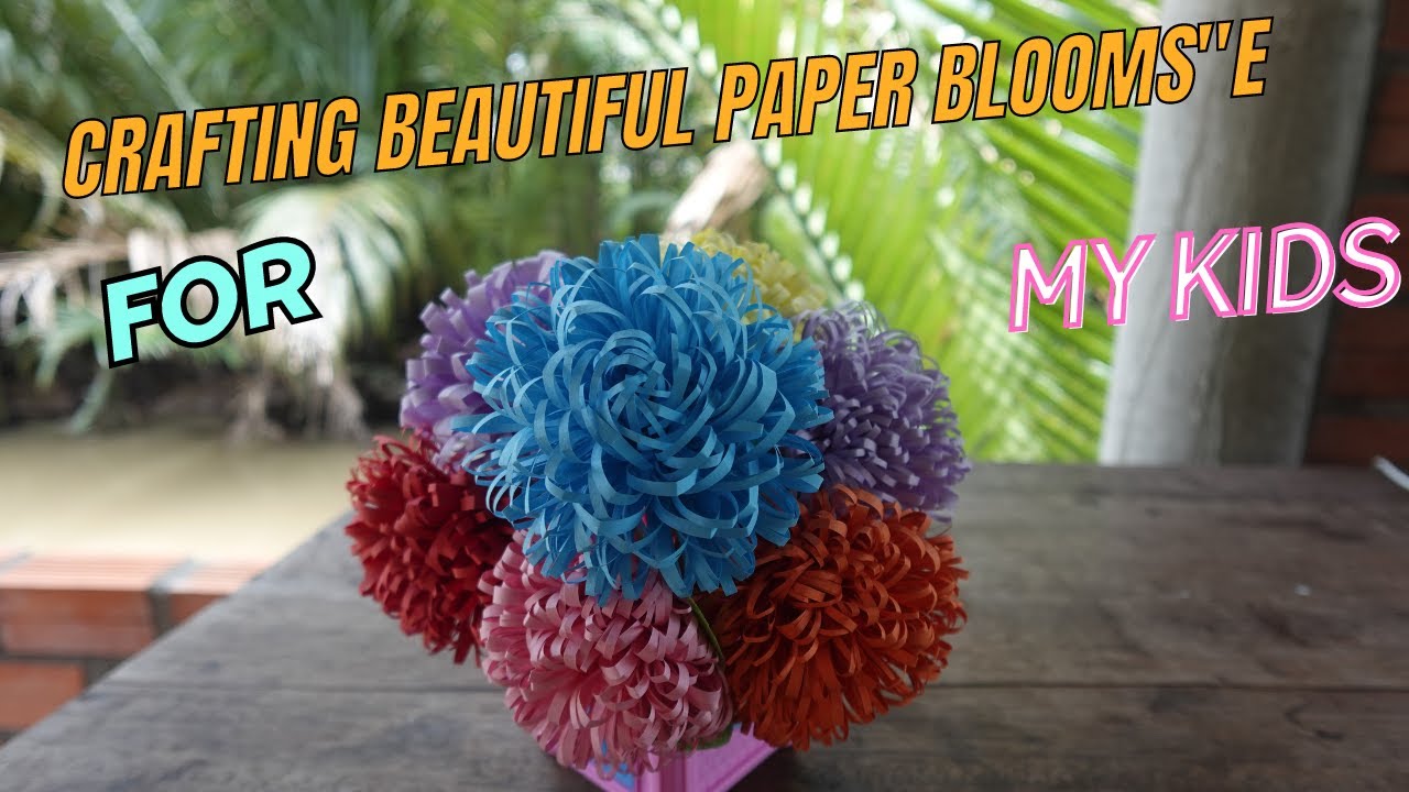 Crafting Beautiful Paper Blooms - YouTube