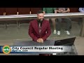 City council regular meeting  4162024