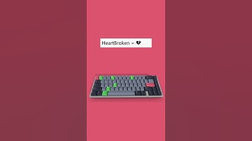 Broken Heart💔 | Unicode Shortcut Key (Code 1F494) | #computer #Symbol #typing #keyboard #tricks