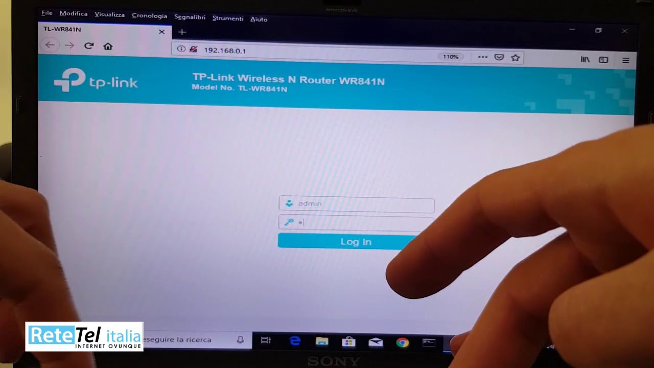 COME CONFIGURARE IL ROUTER TP-LINK WR841N PER NAVIGARE CON LA LINEA INTERNET WIRELESS