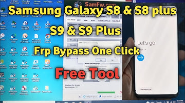 Samsung Galaxy S8 & S8 Plus & S9 & S9 Plus FRP Bypass One Click Free Tool || samsung s8 frp bypass