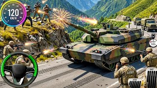 新作軍用トラック輸送ゲーム！USオフロード陸軍トラック運転3D 2026 Androidゲームプレイ screenshot 1