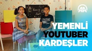 Yemenli küçük Youtuber kardeşler Resimi