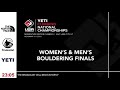 YETI Climbing National Championships - Bouldering Finals (Women's then Men's)